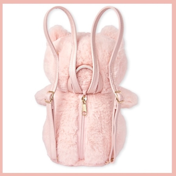 Plush Cat Mini Backpack Flip Sequin - Picture 3 of 3